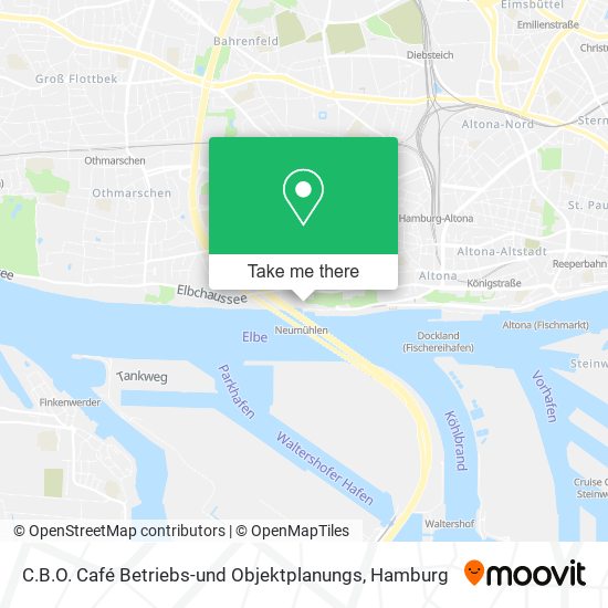 C.B.O. Café Betriebs-und Objektplanungs map