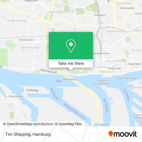 Tim Shipping map