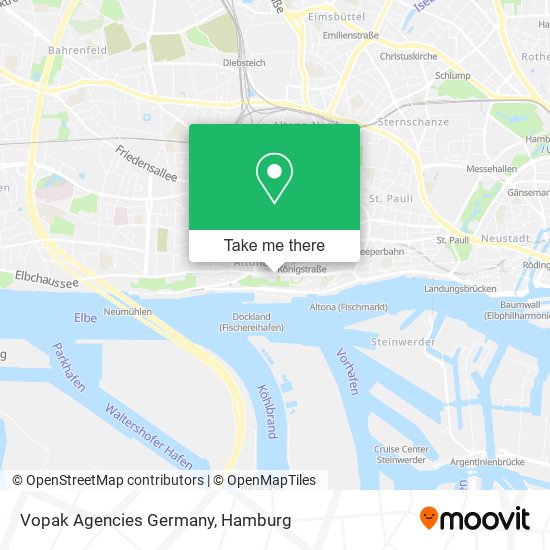 Vopak Agencies Germany map