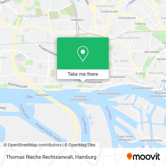 Thomas Rieche Rechtsanwalt map