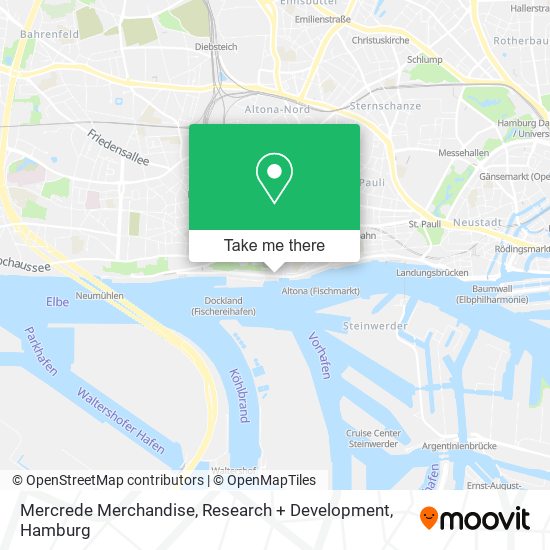 Mercrede Merchandise, Research + Development map