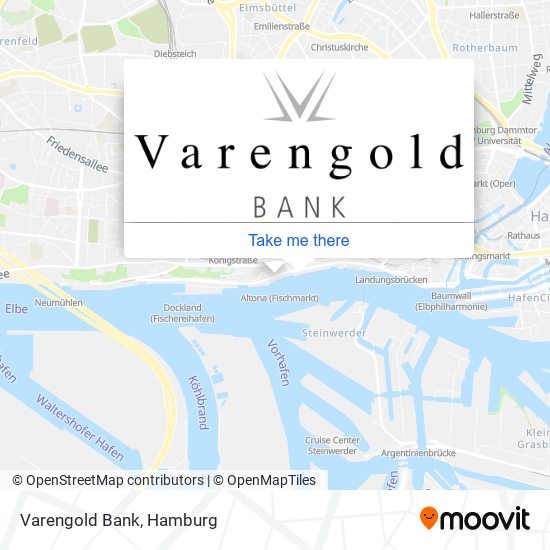 Varengold Bank map