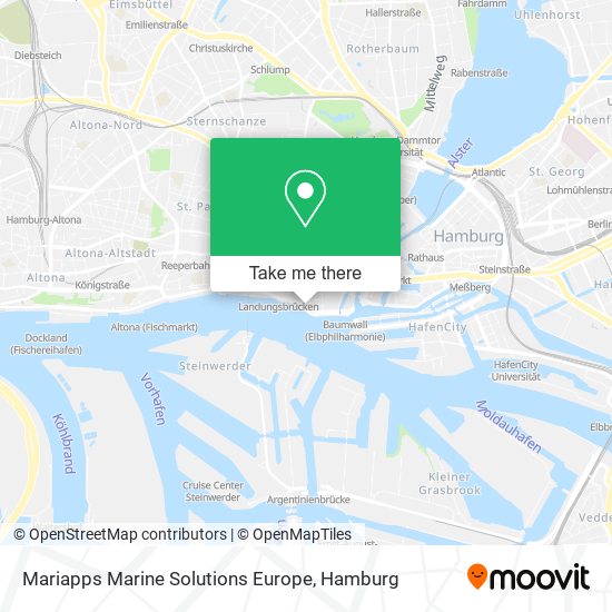 Карта Mariapps Marine Solutions Europe