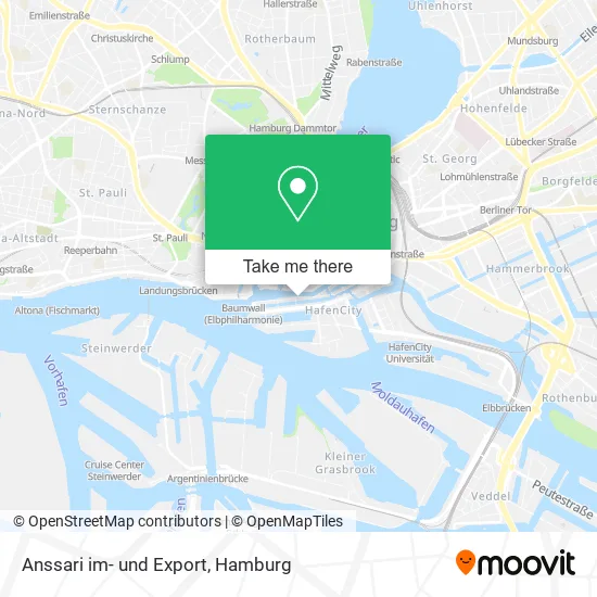 Карта Anssari im- und Export