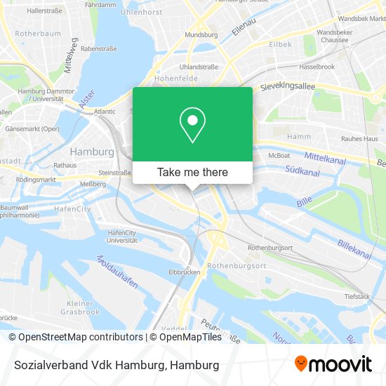 Sozialverband Vdk Hamburg map