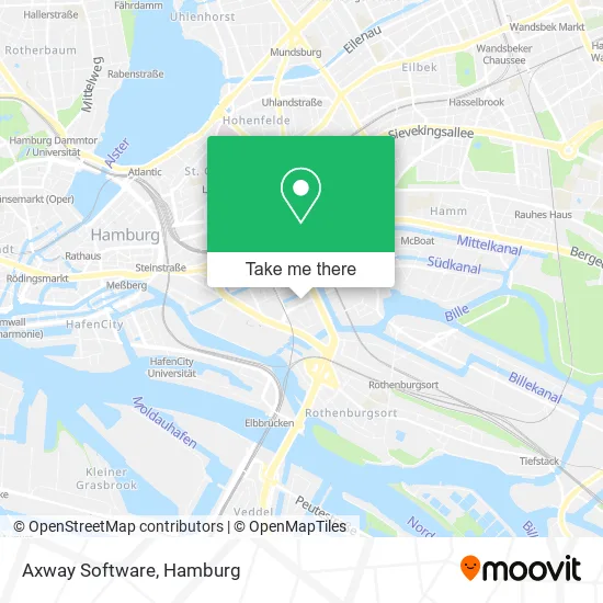 Карта Axway Software
