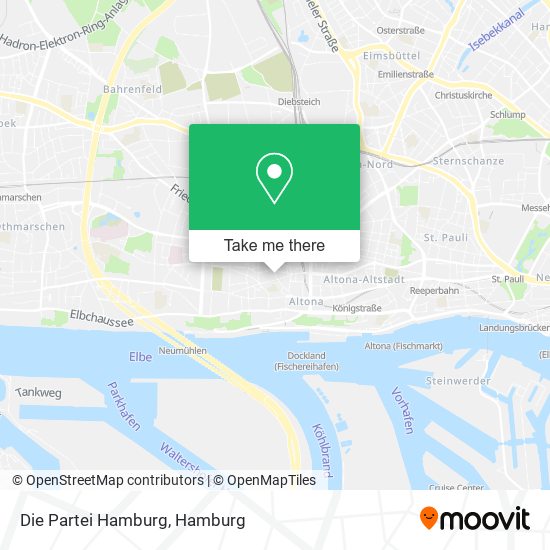 Die Partei Hamburg map