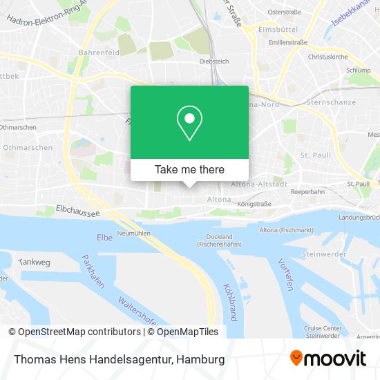 Карта Thomas Hens Handelsagentur