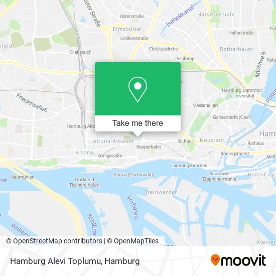 Карта Hamburg Alevi Toplumu