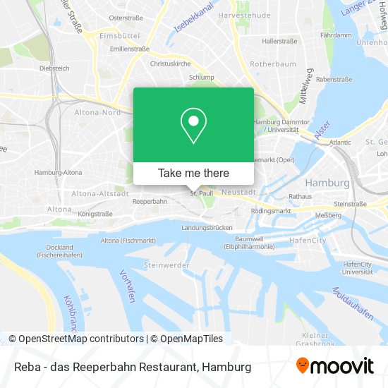 Reba - das Reeperbahn Restaurant map