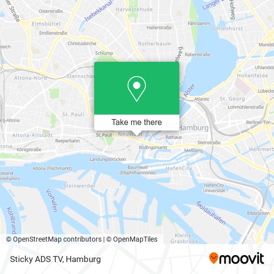 Sticky ADS TV map