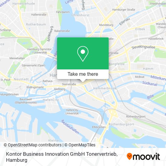 Карта Kontor Business Innovation GmbH Tonervertrieb