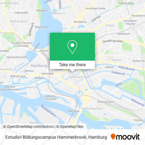 Estudio! Bildungscampus Hammerbrook map