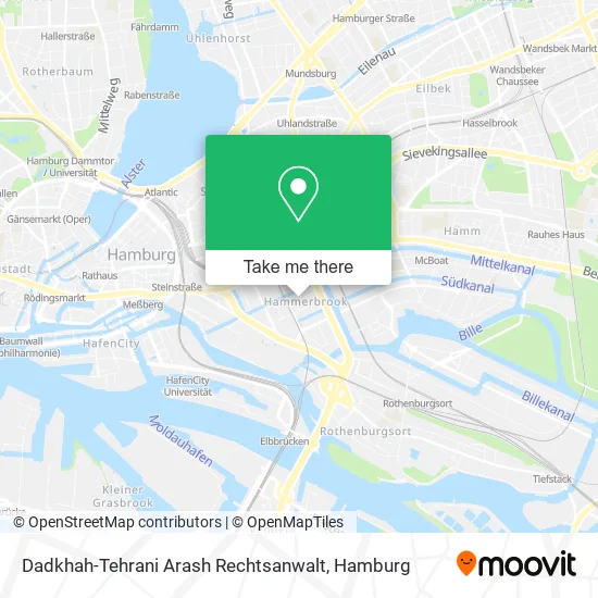 Карта Dadkhah-Tehrani Arash Rechtsanwalt