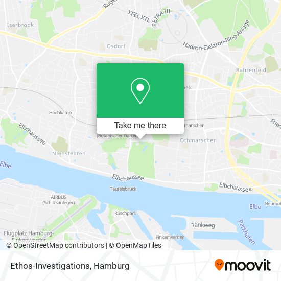 Ethos-Investigations map