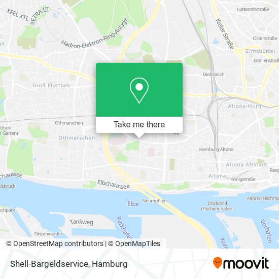 Shell-Bargeldservice map