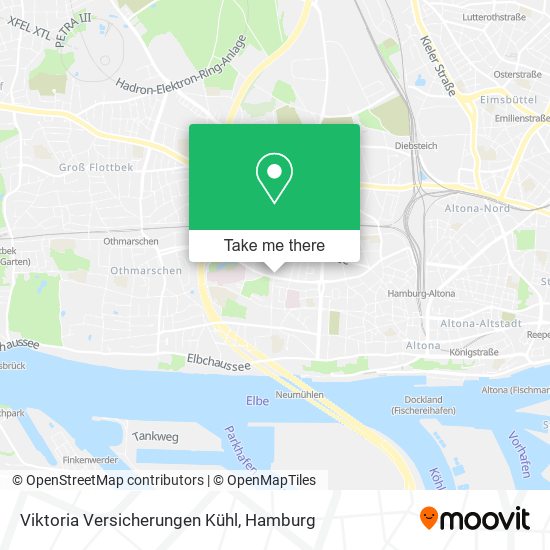 Viktoria Versicherungen Kühl map