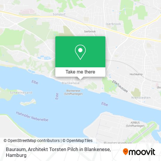 Bauraum, Architekt Torsten Pilch in Blankenese map