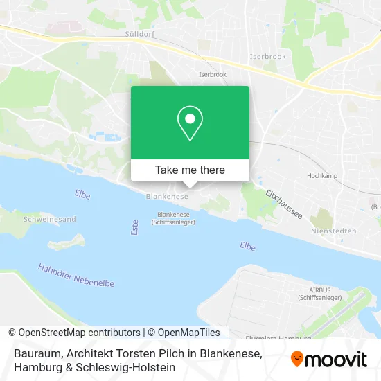 Карта Bauraum, Architekt Torsten Pilch in Blankenese