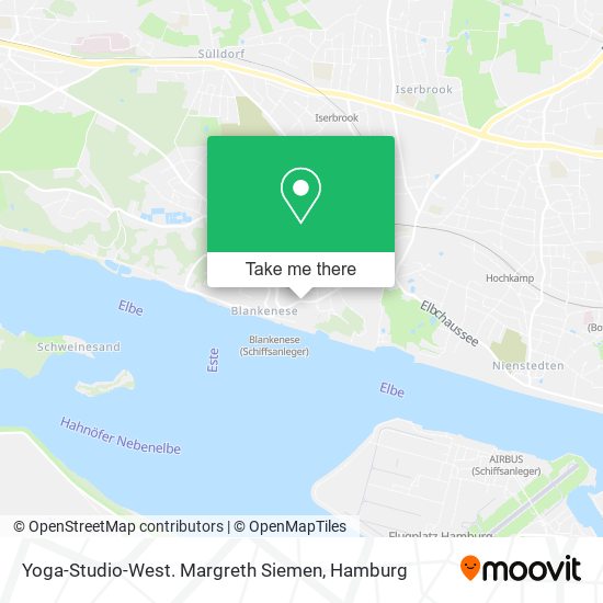 Yoga-Studio-West. Margreth Siemen map