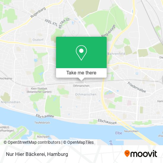 Nur Hier Bäckerei map