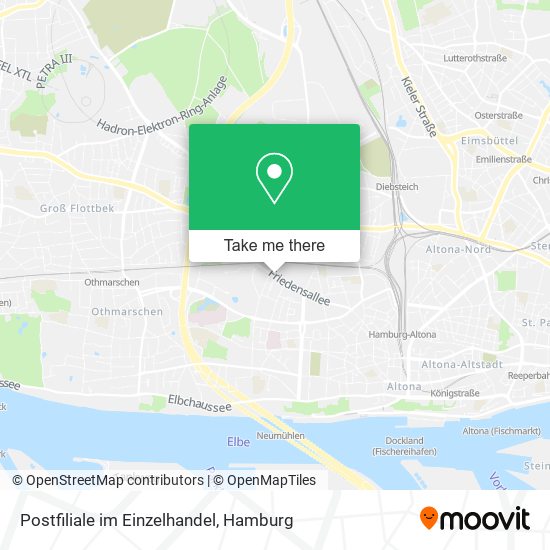 Postfiliale im Einzelhandel map