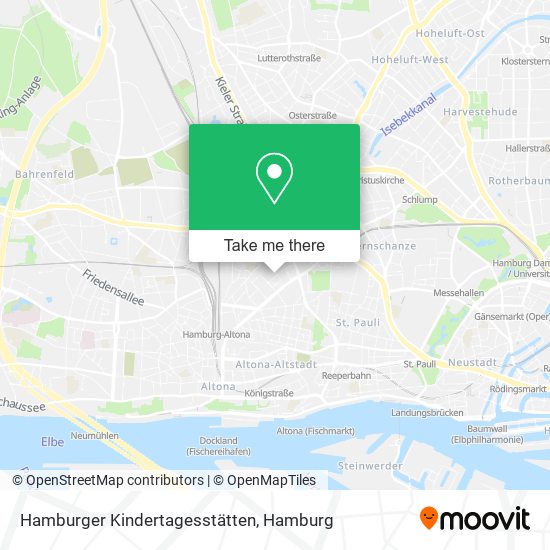 Hamburger Kindertagesstätten map