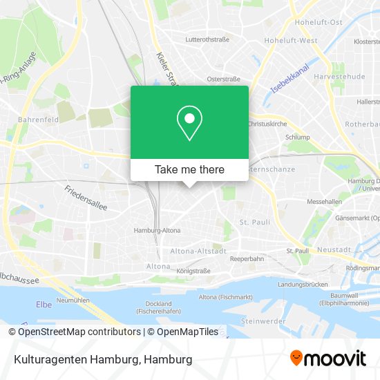 Kulturagenten Hamburg map