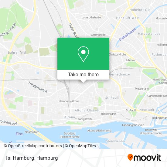 Isi Hamburg map