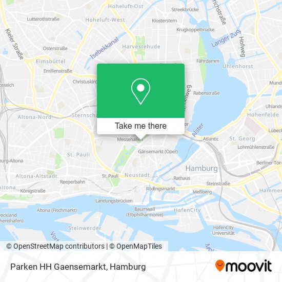 Parken HH Gaensemarkt map