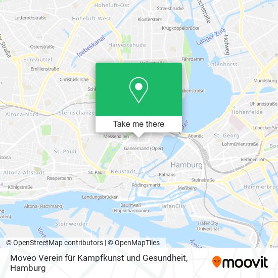 Карта Moveo Verein für Kampfkunst und Gesundheit