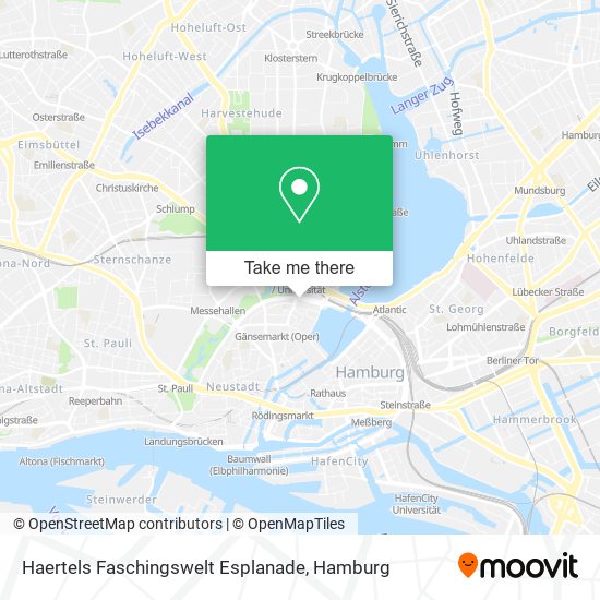 Карта Haertels Faschingswelt Esplanade