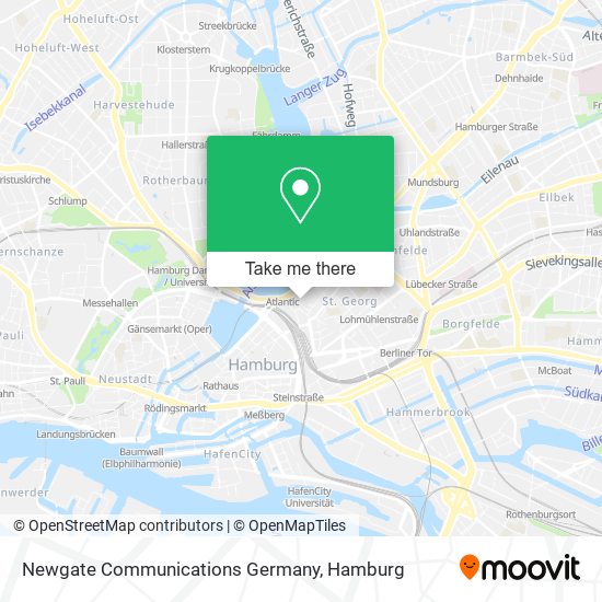 Карта Newgate Communications Germany