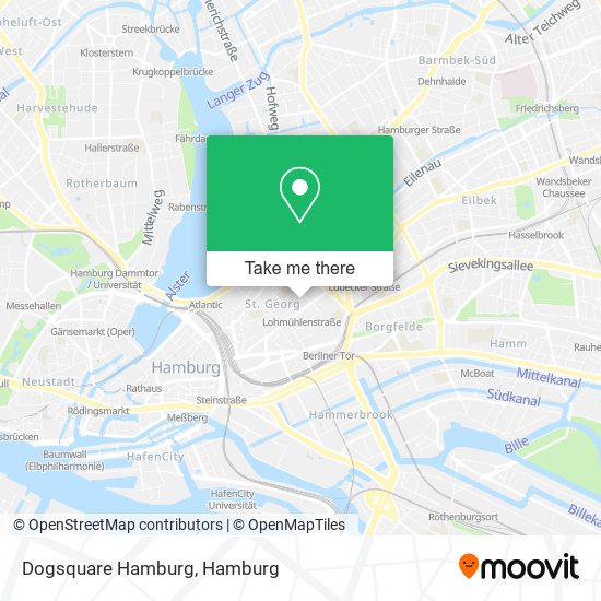 Dogsquare Hamburg map