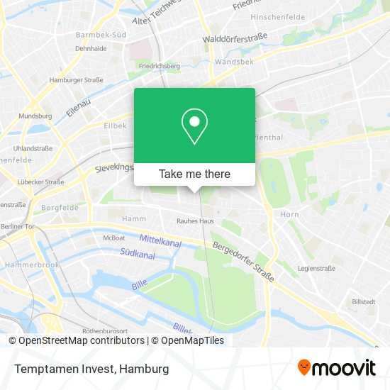 Temptamen Invest map