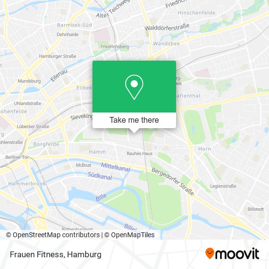 Frauen Fitness map