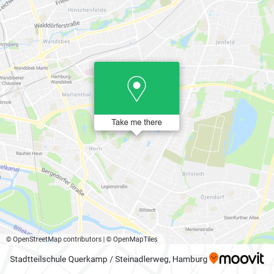 Stadtteilschule Querkamp / Steinadlerweg map