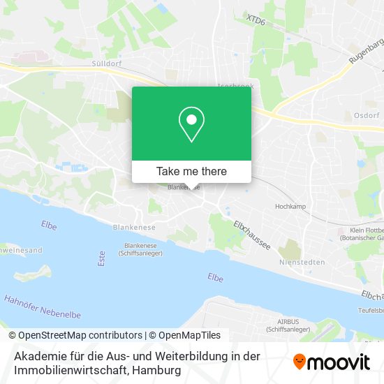 Akademie für die Aus- und Weiterbildung in der Immobilienwirtschaft map