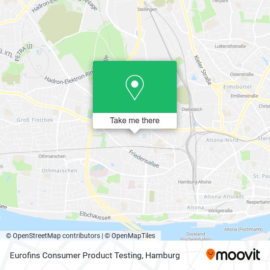 Eurofins Consumer Product Testing map