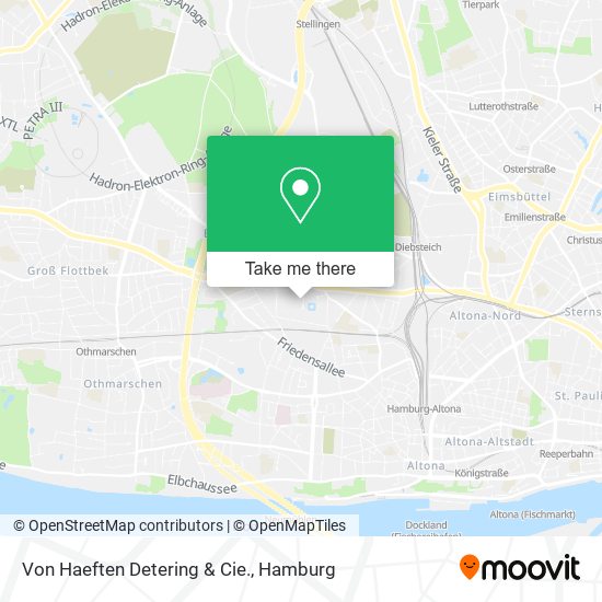 Von Haeften Detering & Cie. map
