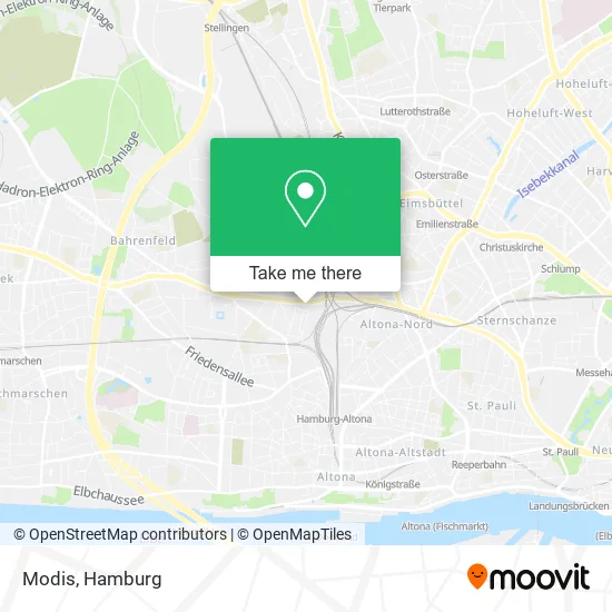 Карта Modis