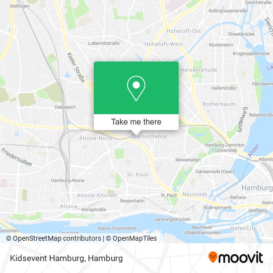 Kidsevent Hamburg map