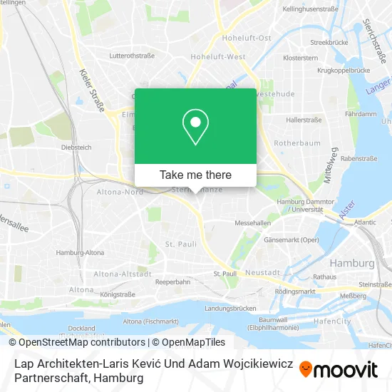 Карта Lap Architekten-Laris Kević Und Adam Wojcikiewicz Partnerschaft
