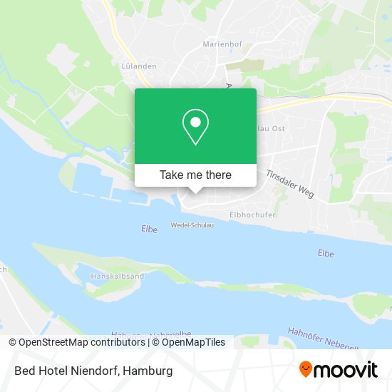 Bed Hotel Niendorf map