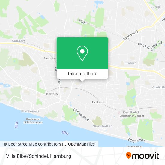 Villa Elbe/Schindel map