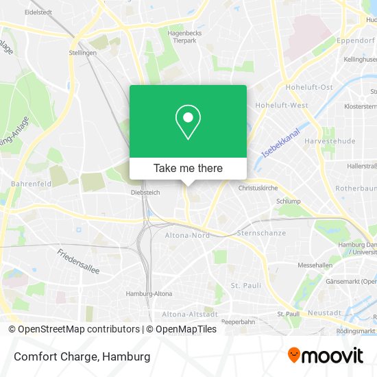 Comfort Charge map