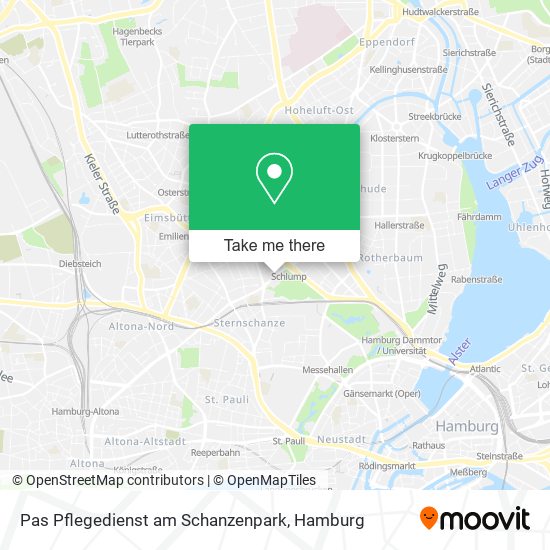 Pas Pflegedienst am Schanzenpark map