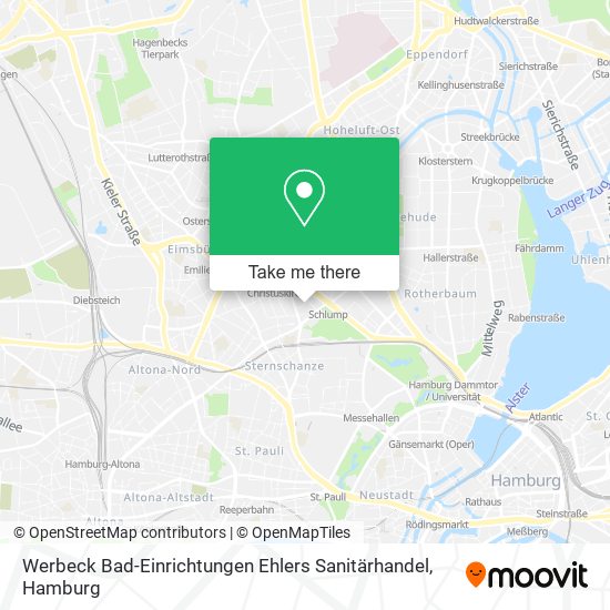 Карта Werbeck Bad-Einrichtungen Ehlers Sanitärhandel