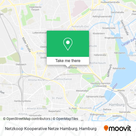 Netzkoop Kooperative Netze Hamburg map
