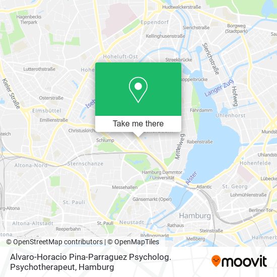 Alvaro-Horacio Pina-Parraguez Psycholog. Psychotherapeut map